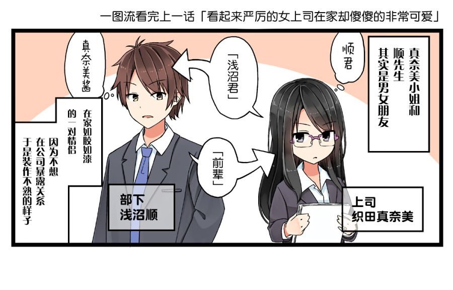 看起来严厉的女上司就算在职场也能很可爱0